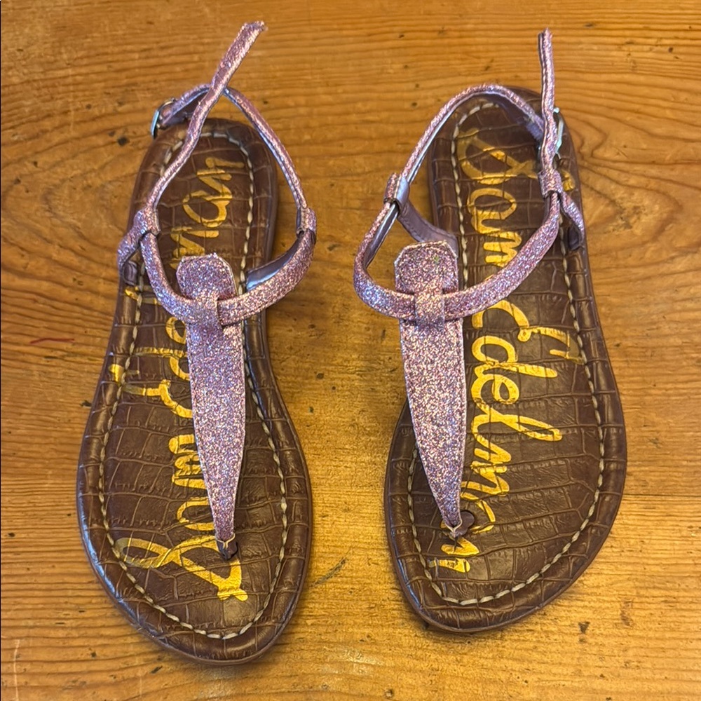 Sam Edelman Lilac Glitter Sandals